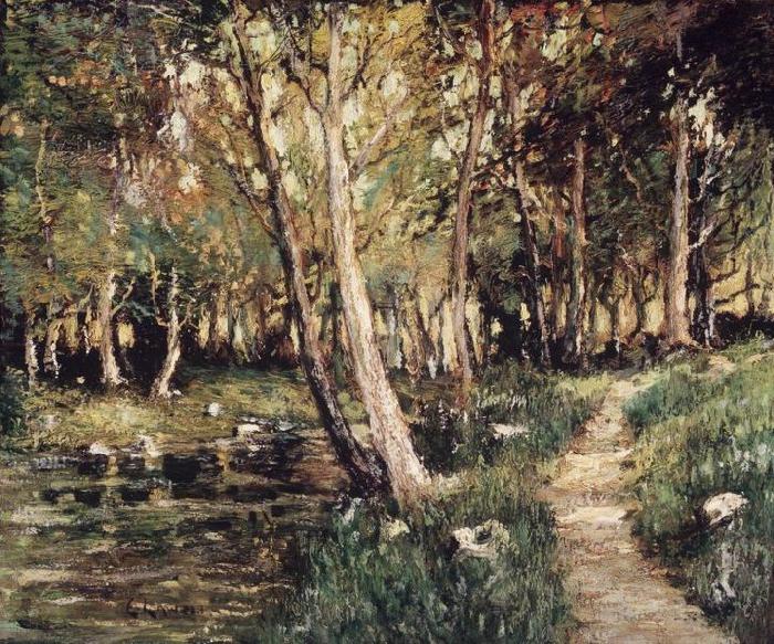 Ernest Lawson Landscape France oil painting art